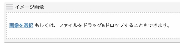 カスタムフィールドやフィールドブロックビルダーでもドラッグ&ドロップによるアップロードが可能